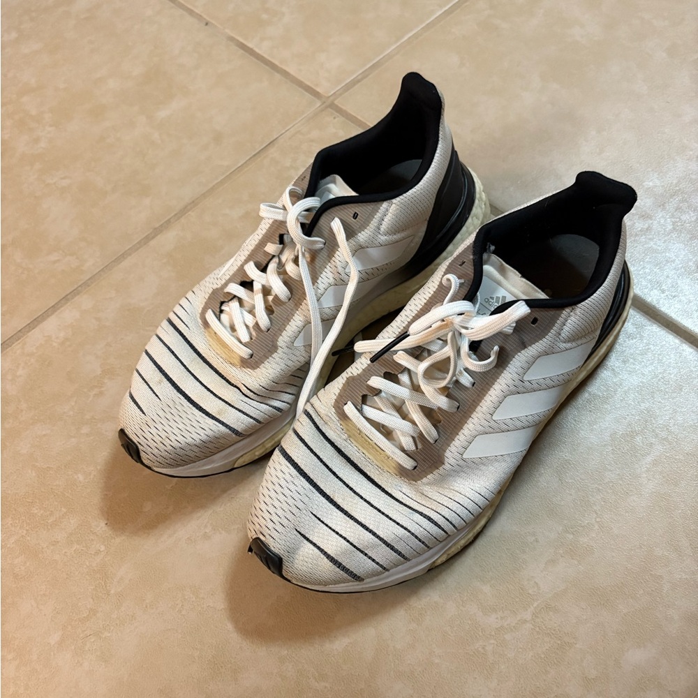 Adidas Women's White and Black Running Shoes